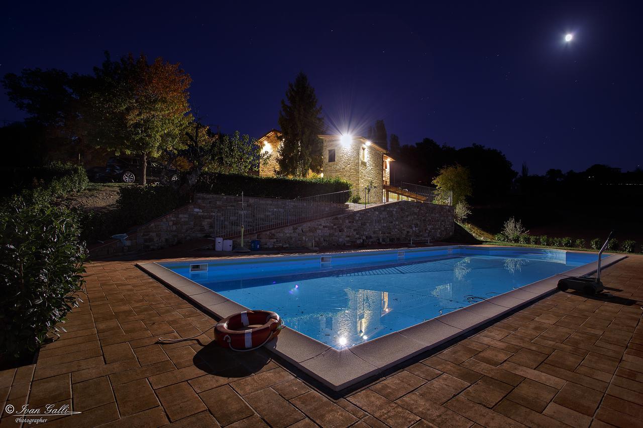 Agriturismo La Cima Hotel กุบบีโอ ภายนอก รูปภาพ
